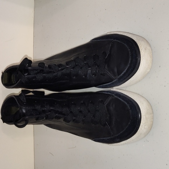 Rag & Bone High Top Sneakers 39.5 leather black - Picture 2 of 16